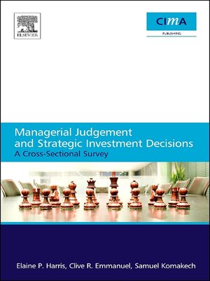 cover image of Managerial Judgement and Strategic Investment Decisions